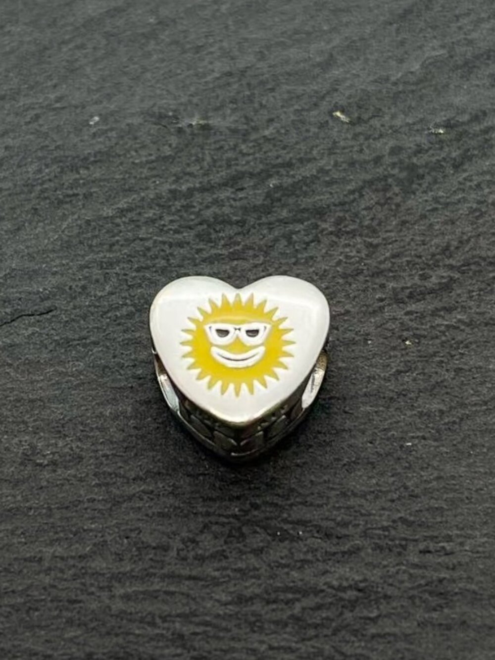Pandora Palm Springs California Desert Heart Travel Charm Sterling Silver